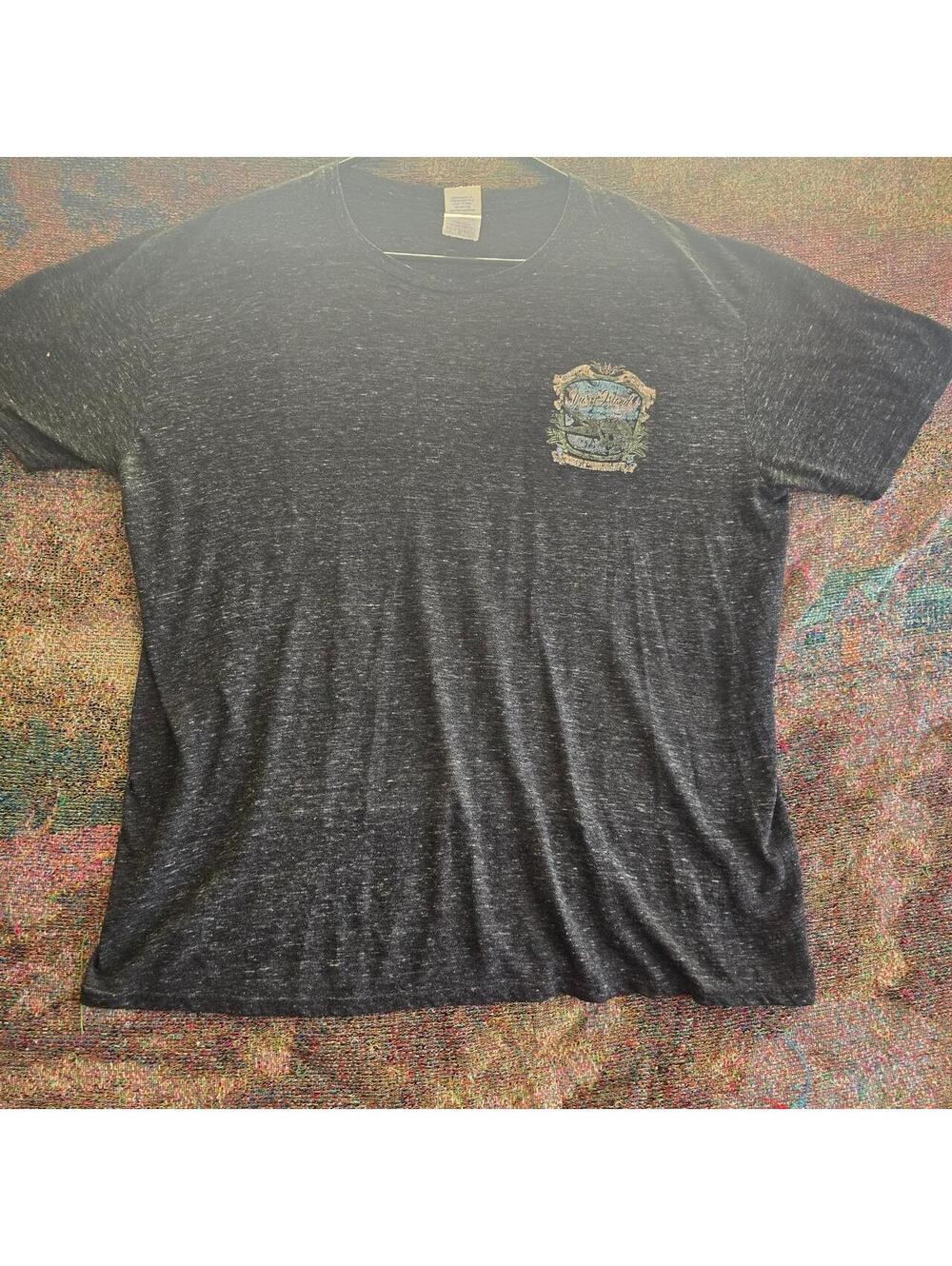 Delta Men's Grey and Navy Tshirt